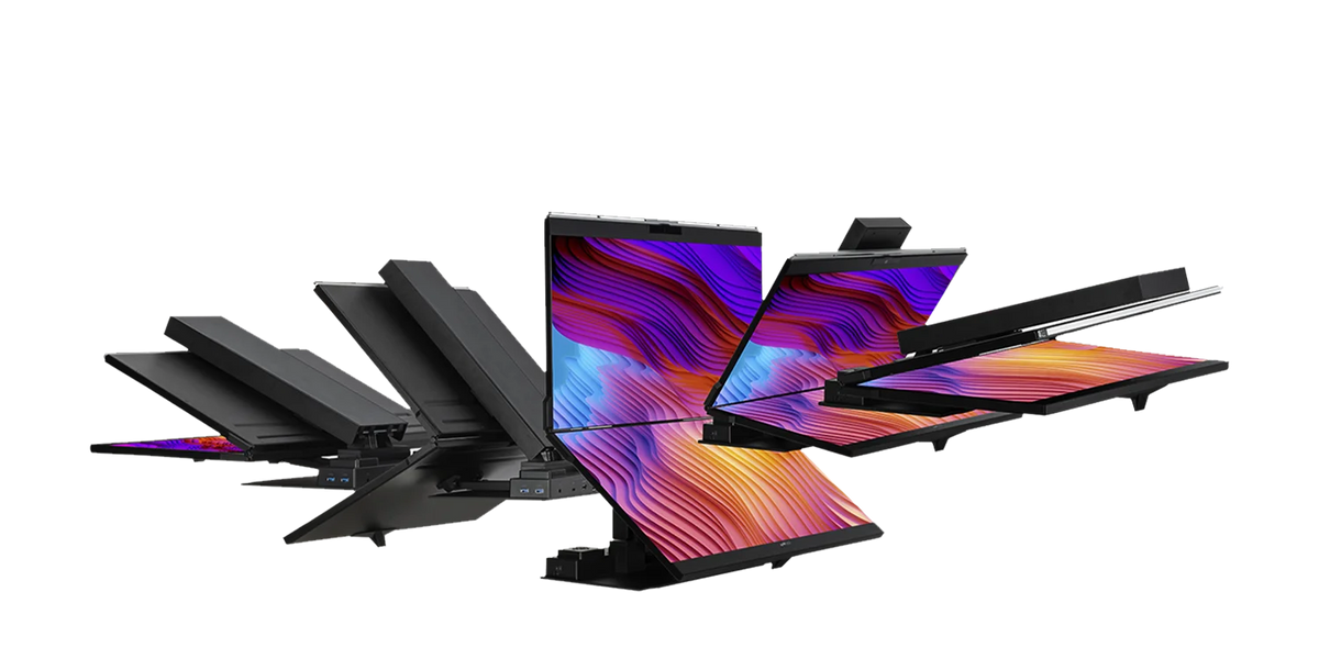 Geminos easily adjustable height and viewing angle